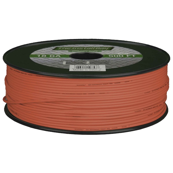 Install Bay Primary Wire, 18 AWG, Copper, Orange PWOR18500 - main